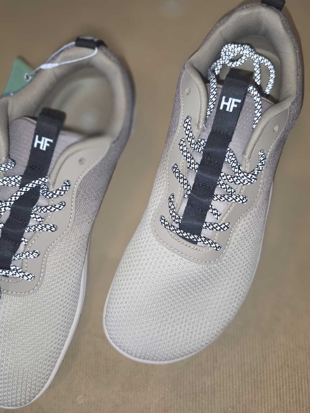 HF Men’s Knit Athletic Sneakers in Taupe